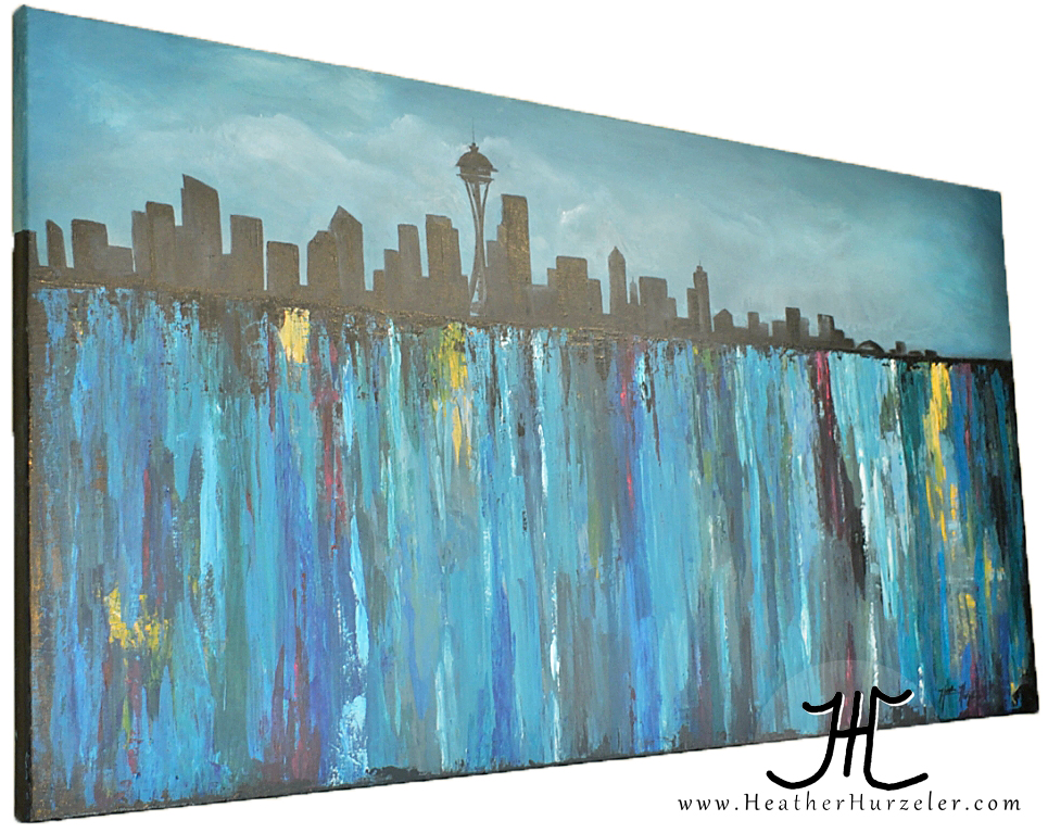 Hurzeler Photography the Blog. Skyline {Seattle} Painting