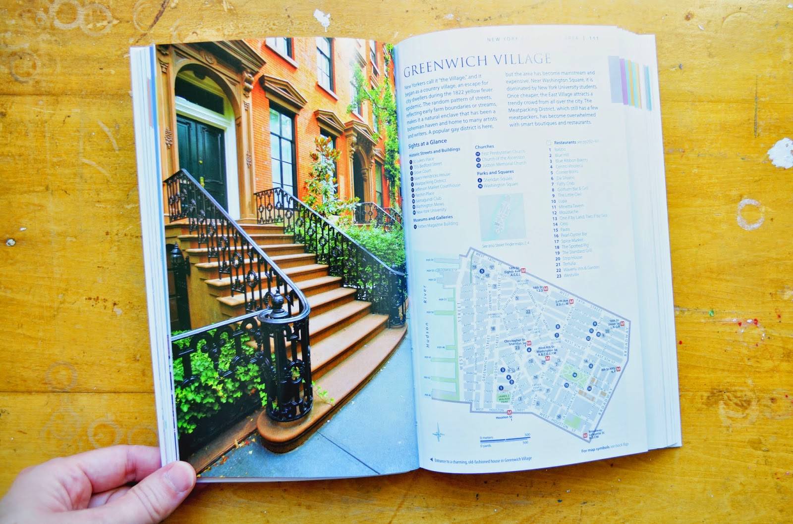 Woman in Real Life Planning A New York City Trip With DK Eyewitness