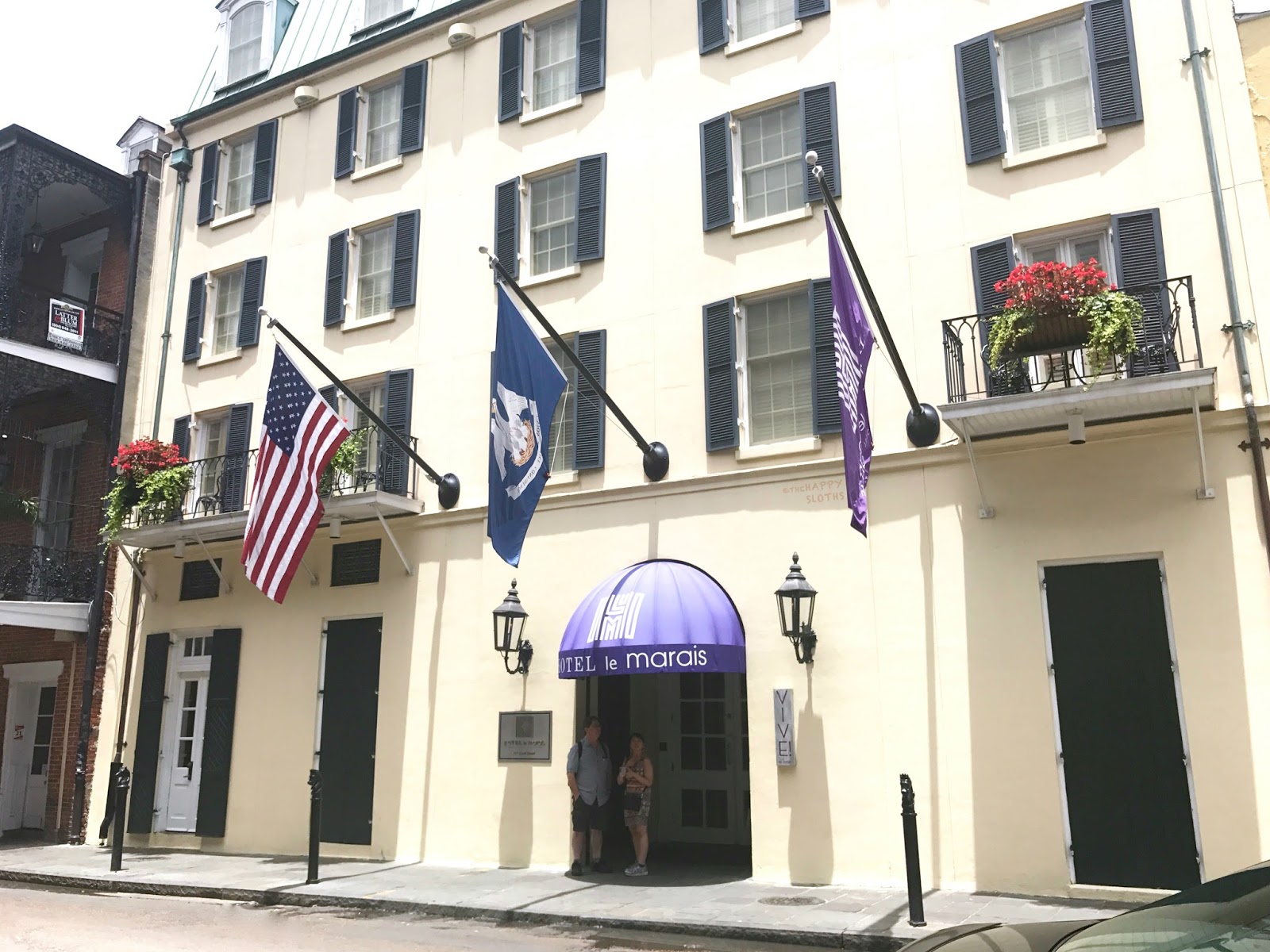 My Trip to New Orleans Hotel Le Marais The Happy Sloths Beauty
